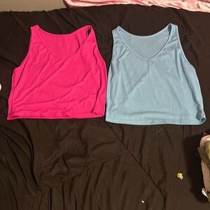 SHEIN cropped tank tops